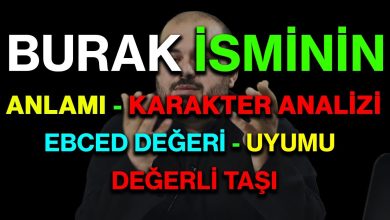 burak isminin anlami