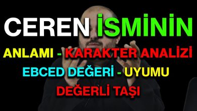 ceren isminin anlami