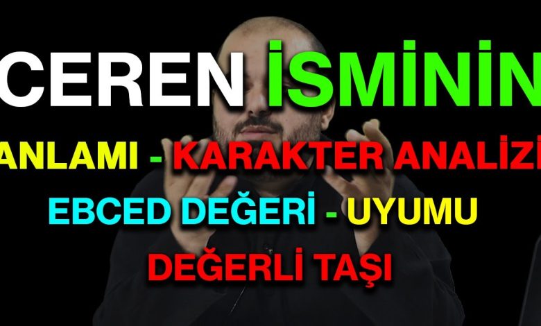 ceren isminin anlami