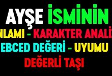 ayse isminin anlami